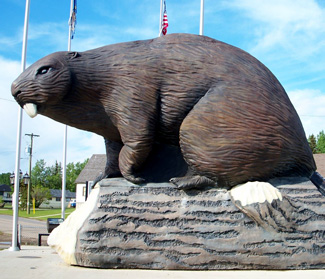 Giant Beaver Sculpture