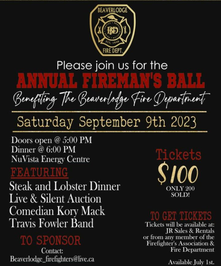 Annual Fireman's Ball - Beaverlodge